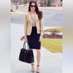 Kasper&Co Black Pencil Skirt